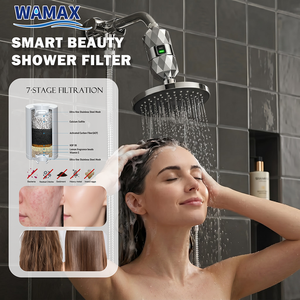 <span class=keywords><strong>Filtre</strong></span> à eau de douche beauté 2026 KDF55 Purificateur de bain <span class=keywords><strong>SPA</strong></span> 7 étapes Élimine le chlore résiduel et les bactéries 8L/min pour VR, maison, hôtel - Product Image 1
