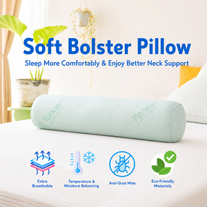 มอบการรองรับที่อ่อนโยนสำหรับการนอนหลับของคุณด้วย E Z Bed Premium Tencel Microfiber Bolster ที่ให้สัมผัสนุ่มสบายและระบายอากาศได้ดี - Product Image 3