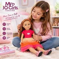 Poupée de mode réaliste de 18 pouces à corps souple, en vinyle, avec yeux 3D et jupe superposée élégante, style américain, vente en gros