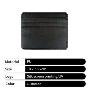 Cartera de Cuero PU Personalizada para Tarjetas de Crédito, Pequeña y Portátil, para Empleados, Pedidos al por Mayor - Product Image 4