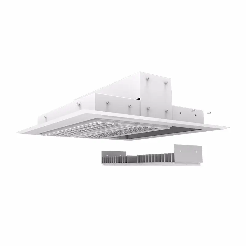 Ultra Delgado empotrar colgante 150W accesorios industria Ip65 Led gasolinera toldo Luz