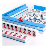 Vente d'usine Tuiles magnétiques peintes à la main en mélamine Mahjong américain 36 40 42 44 mm XL Jeu de Mahjong