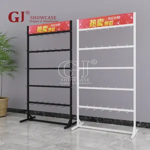 New Underwear Floor Socks Display Stand For Hanging Mobile Phone Accessories Racks Free Standing Metal Display Rack For Boutique