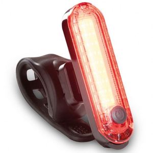 Reusable <b>USB</b> <b>Rechargeable</b> Bike Tail <b>Light</b> Custom Logo 4 Modes COB LED High Brightness Promotional Gift Elastic Strap Mount - Product Image 1