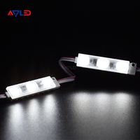 Module LED haute tension 220V à 3 lentilles 7000K SMD 2835 110lm 1W étanche IP68 sans transformateur requis, dimmable, garantie 5 ans