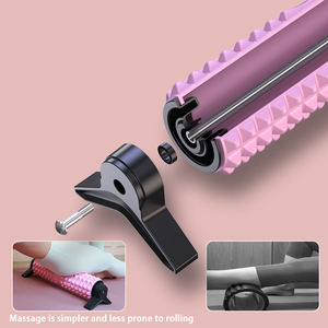 Rodillo de Masaje en Forma de Media Luna con Soporte Triangular para Relajación Muscular y Ejercicio, Equipo de Ejercicio Premium - Product Image 6