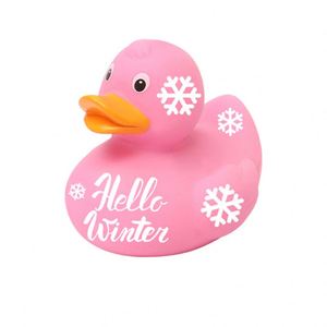 Canard en caoutchouc flottant pour bain de bébé, design OEM personnalisé 2026, cadeaux promotionnels d'entreprise, Kawaii, nouveauté amusante, 3 pouces - Product Image 3