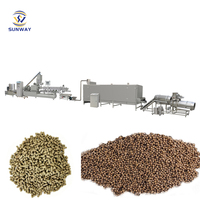 Ligne de machines pour la fabrication d'aliments flottants pour poissons, équipement de production de granulés, extrudeuse d'aliments pour poissons d'aquaculture, fabricant