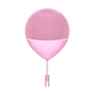 Beleza Skin Care silicone sonic profunda limpeza facial escova elétrica Silicone Face Cleansing Brush