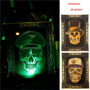 Pegatinas <span class=keywords><strong>de</strong></span> Terror, Casa Encantada <span class=keywords><strong>de</strong></span> Halloween, Guion <span class=keywords><strong>de</strong></span> Habitación Secreta, Bar Kill, Dios <span class=keywords><strong>de</strong></span> la Muerte 3D, Diablo, Adornos para Colgar en la Pared, Accesorios Decorativos - Product Image 4