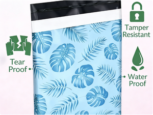 Sacs d'expédition en polyéthylène, 100 pièces, design tropical mignon, imperméables, résistants aux déchirures, pour vêtements, enveloppes auto-adhésives - Product Image 6