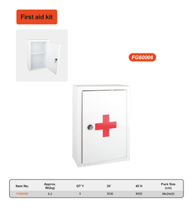 Excellent <span class=keywords><strong>niveau</strong></span> Top qualité bas prix hôpital acier verrouillable métal fixé sur le mur armoire à pharmacie boîte de premiers soins - Product Image 4