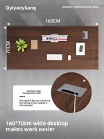 LBZ-104X Bureau de travail minimaliste moderne avec chaise et petit tiroir, idéal pour les particuliers et les bureaux gouvernementaux