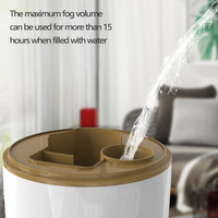 Humidificateur d'air ultrasonique commercial de 5 L à haute capacité, diffuseur d'arômes électrique intelligent pour la maison, aromathérapie