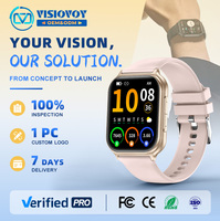 Jam Tangan Pintar Digital OEM Visiovoy 2027 Khusus Pria, Dapat Menjawab Pesan, Mini, Baru, Montre, Reloj, Kebugaran, Android, Tahan Air