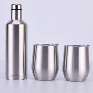 De doble pared con aislamiento de vino de acero inoxidable botella de vaso de regalo - Product Image 6