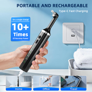 Pulidor Dental Eléctrico Profesional P06 con 5 Cabezales Reemplazables para Eliminar Manchas, Blanquear y Limpiar Sarro y Placa - Product Image 5