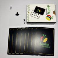 Offre Spéciale – Cartes à Jouer Baloot Personnalisées (32/54 Cartes) – Koweït, Qatar – Logo Personnalisable – Cartes en Plastique PVC Étanche