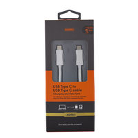 Prix pas cher 100W Double USB Type-C Câble de données 5A 100W 0.5M 1M 1.5M 1.8M 2M Câble USB C