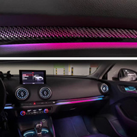 Audi A3 8V 8Y S3 RS3 2013-2019 Ambientebeleuchtung Armaturenbrett Lüftungsgitter LED-Atmosphärenlampe mit RGB 30-Farben Plug&Play