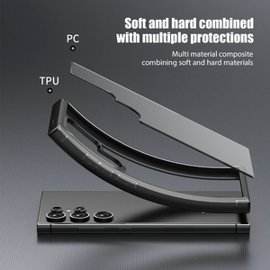 Nuova Custodia 2-in-1 in TPU e PC <span class=keywords><strong>per</strong></span> <span class=keywords><strong>Samsung</strong></span> Galaxy S24 <span class=keywords><strong>Ultra</strong></span> S23 S25 Plus 4G, <span class=keywords><strong>Cover</strong></span> Trasparente Magnetica Antiurto - Product Image 3