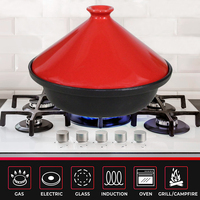 Dia 25cm 10 "Pouces Fonte Marocaine Fonte Tajine Pots Fonte Tajine