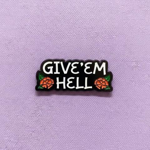 Letter Metal Enamel Pins Custom Anime Princess Enamel Pins Soft Enamel Pin Badge