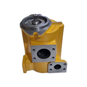 Pompe à engrenages sectionnelle 455-9638 D8T, pompe à huile hydraulique de remplacement pour tracteur D8T/D8R/D7, 2 étages, 300 bars, corps jaune - Product Image 1