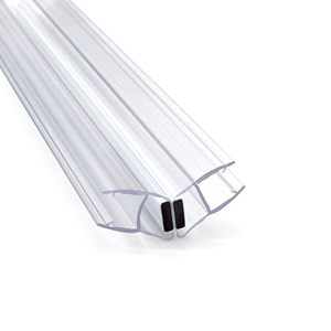 חדר אמבטיה 135/180 מעלות מגנט פתח pvc דלת זכוכית עמיד למים דלת פלסטיק לחדר מקלחת - Product Image 1