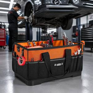 Custom Logo Durable Canvas <strong>Tool</strong> <strong>Bag</strong> with Large Capacity and Multi-Pocket Design for HVAC and Repair for Wholesale - Product Image 6