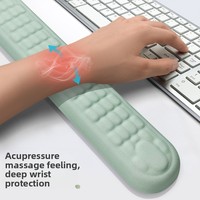 Support de poignet rectangulaire en mousse à mémoire de forme pour clavier mécanique et tapis de souris de bureau, protège-poignets pour femmes