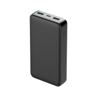 C2007Q Batterie externe haute capacité 20000mAh à charge rapide, 3 sorties, chargeur portable, prix de gros usine