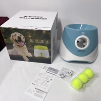 Lanceur de balles automatique pour chien avec balles de tennis 3/6/9/12, pour l'intérieur et l'extérieur.
