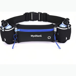Free Sample Detachable Hydration Waist Pack with 2 <b>Bottle</b> Holders Leopard Pattern <b>Water</b> Fanny Pack <b>Belt</b> with 2 <b>Bottle</b> Holders - Product Image 4