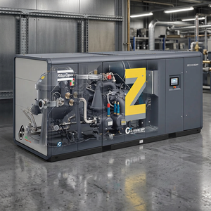 Compresseur d'air sans huile Atlas Copco ZR300 ZR355 ZR400 ZR425 ZR450 ZR500 ZR630 Compresseur d'air à vis sans huile AtlasCopco - Product Image 1