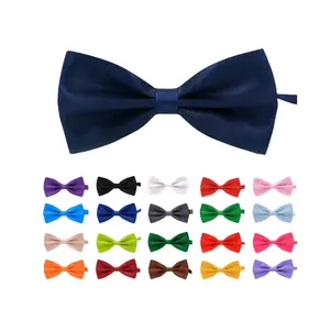 Cravates pour hommes à la mode papillon fête affaires mariage noeud papillon bonbon couleur unie femme mâle nœud papillon accessoires