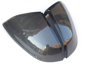 Coque de rétroviseur en fibre de carbone noire pour Audi Q5 SQ5 Q7 SQ7 – Modification - Product Image 5