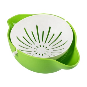 Small Storage Baskets Large Household Flip Wash Fruit Modern Fruit Washing Basket