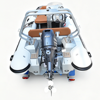 Bateau pneumatique semi-rigide en aluminium sur mesure 390 (13 pieds) avec certificat CE – Embarcation agile pour sports nautiques et aventures côtières