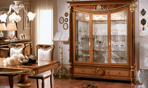Traditional Mahogany Brown Wooden Furniture <b>Dining</b> <b>Table</b> Set Classic Big Rectangle <b>Dining</b> <b>Table</b> With 6 Chairs UP-5-1 Classic Rec - Product Image 3