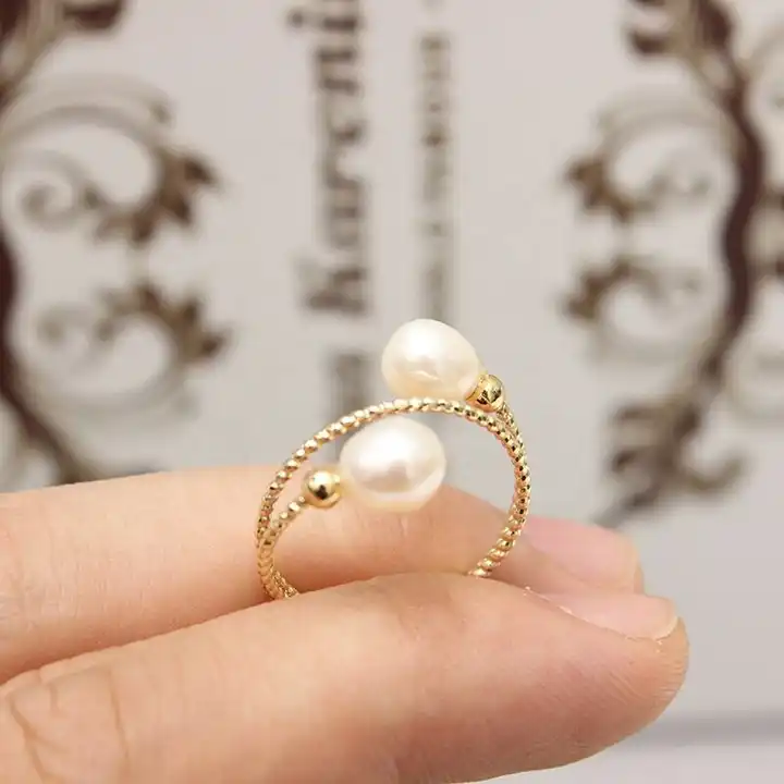 Bead Set South Sea Pearl Solitaire Ring with Diamond, White Cultured Pearl  Ring, 14K White Gold, US 10.00 - Walmart.com