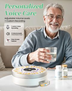 Dispensador de Pastillas Inteligente Colorwing 2025 para Personas Mayores, Organizador de Medicamentos Automático de 31 Compartimentos, Bluetooth/Alarmas/Huella Dactilar/Mecánico - Product Image 6