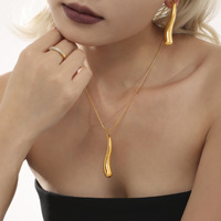 Colliers tendance avec pendentif en or, chaîne longue creuse martelée, épaisse et réglable, pour femmes, bijoux de mode pour les fêtes, cadeau