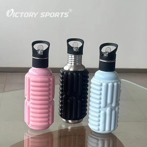 Xách tay phòng tập thể dục Con Lăn chai thép không gỉ du lịch bọt Con Lăn chai nước cho yoga - Product Image 6