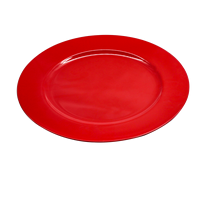 Assiette de Présentation Ronde en Plastique pour Restaurant, Mariage, Événement, Décoration de Table
