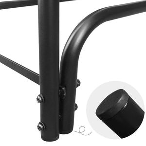 Soporte de madera y Metal de alta resistencia, estante de leña para exteriores - Product Image 3