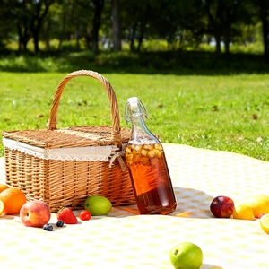 Bouteille en verre ronde haute et étroite pour vin et tequila DIY, avec <span class=keywords><strong>bouchon</strong></span> métallique, 750 ml, 1 L, blanc, rouge, à bas prix - Product Image 4