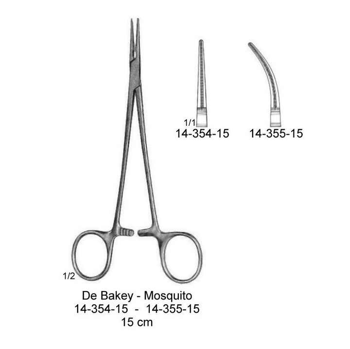 Stainless Steel Artery Forceps Mosquito Curved 5 At Rs 140/piece In - Foto 2