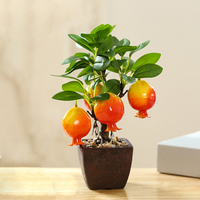 Bonsaï artificiel en plastique, petits objets décoratifs créatifs, décorations florales tendance, plantes vertes 10-30cm pour intérieur