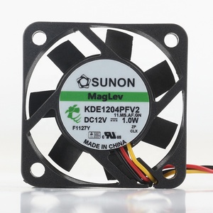 Original Sunon 5V 24V 48V DC12V 1,0 W AC EC 4010 40X40X10MM 4CM Maglev chasis convertidor de potencia 2 cables <span class=keywords><strong>KDE1204PFV2</strong></span>(AF) ventilador de refrigeración - Product Image 1
